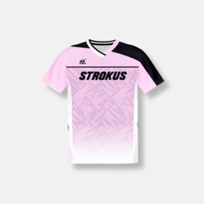 스트로커스 STRT-2504 PK 싱글스판 경기복 게임웨어 반팔티 배드민턴 피클볼 스포츠웨어