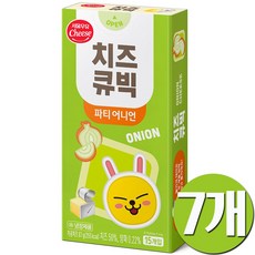 e치즈몰 서울우유 치즈큐빅파티 어니언, 7개, 87g