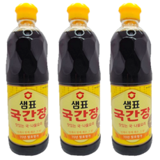 샘표 국간장, 860ml, 3개