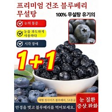 1+1 프리미엄 건조 블루베리 무설탕 건블루베리 100% 건과일, 5개, 100g