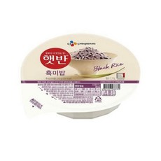 햇반 흑미밥, 210g, 24개