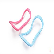 퐁치셀 돌기형 하드요가링 1p 전신스트레칭, 핑크