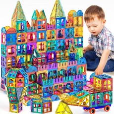 테미 마그네틱 타일 TEMI Magnetic Tiles 빌딩 블록 자석 세트, 1개