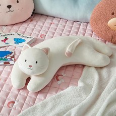 모던하우스 소프트터치 야옹고양이 애착베개 20x61 CZ1123019, 단품