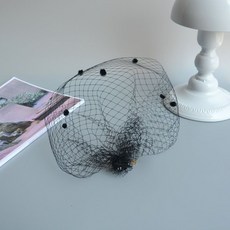 復古網紗帽 女頭飾 小禮帽 名媛旗袍配飾 民國新娘帽 面紗晚宴禮服髮飾