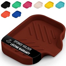 줄레이 키친 다목적 9X3 유연한 홀더 헤비 스펀지 주방 싱크대 5인치 싱크대용 듀티, Canyon Rose, Small (4.9x3.3)