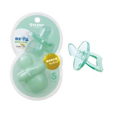 桃園小太陽 USBABY 優生 矽晶 安撫奶嘴升級版 拇指型, 1個, 拇指, S, 綠