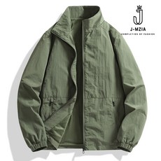 제이엠지아2025 NEW 봄가을 가디건 재킷 방풍 방수 빅사이즈 ( 50~140KG ) 캐주얼 바람막이