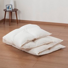 흰색 오리 다운 이불 문샨텐, B. 브라운, C. 더블