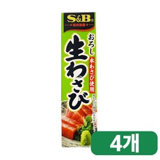 에스앤비 오로시 생와사비, 43g, 4개