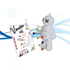 Voodoo Golf 부두골프 골프공 공급기 볼 티 홀더 가방용 키체인 액세서리 남성 선물 3 14 2 34 1 12 호환 CQ, 1개, 1개입