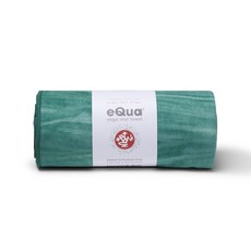 Manduka eQua 瑜珈鋪巾 親膚吸汗止滑 標準尺寸67X182cm 超細纖維運動鋪巾 濕止滑, Spirilina TD, 1個