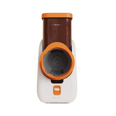 AGK 스빙 라이트 오토슬라이서 전동 만능 채칼 야채 자동 양배추 당근 채썰기 채써는 기계, 1개, 크림 화이트