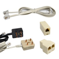 국산 전화선 전화 케이블 코드 유선 전화기 엘코드 L코드 양모 팩스 연결 6p4c 커플러, 양모 5M