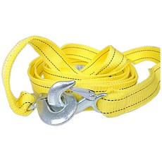 BO雜貨 4米5噸 雙層加厚 汽車拖車繩 拖車帶 牽引繩 拉車繩 救援繩 拉車線 應急拖繩 急救繩 SV6848, 1個