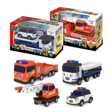 (정품) 세트 타요 미니카 더블세트 2종 (긴급출동 + 소방), 세트 타요 미니카 더블세트 2종 긴급출동 + 소방