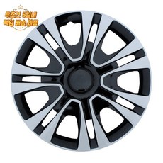 14인치 휠 RS600 루피노 포터2/봉고3 전용 알루미늄 커버 세트, 14인치2207실버+블랙(5일내배송)