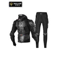 바이크 슈트 보호 재킷 상하의 바지 세트 패드 보호구, 사이즈 대조표