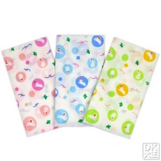 DK大王 日式圓點小兔 雙層紗布毛巾