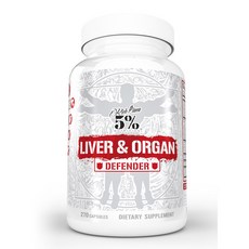 5% Nutrition Liver & Organ Defender 리버 앤 오르간 디펜더 270캡슐, 270정, 1개