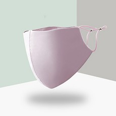 素色高爾夫透氣防曬口罩, 淺紫色