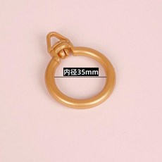good 杆萬向環閉口環窗簾靜音掛環圈圈吊環圈釦旋轉窗簾配件, 35mm萬向環金色 20個, 1個