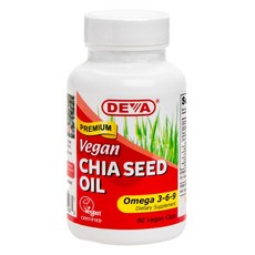 DEVA 奇亞籽油Omega-3-6-9膠囊, 1罐, 90顆