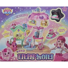 반짝반짝티니핑 놀이터 인형집, 혼합색상, 1개
