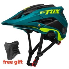 BATFOX 헬멧 사이클링 MTB 남성 여성 자전거 폭스 커패시턴스 ciclismo 초경량 산악 도로 casco, F659-dark green