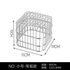 304不鏽鋼 方形地漏過濾網罩 19x19x10cm 戶外陽臺落水口防堵網, 1個, 無鋼耳 小號免釘膠