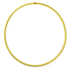 어린이체육 리듬체조 멀티컬러 훌라후프 어린이집체육교구 실내공놀이 터널만들기, 1개, 옐로우, 250g