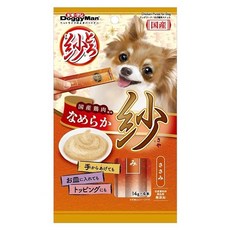 【獅子王寵物】貓狗倉鼠肉泥點心組 DoggyMan野菜雞肉泥 多種口味可選 寵物營養補充 犬貓通用, 1個, 6#【紗系列】原味,【一條拆售】14g*1條