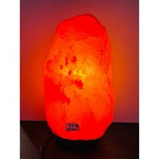 帝王紅鹽燈 7.4kg 寬17高25cm 靠山型鹽燈 (含電線燈泡), 一般開關電線, 1個