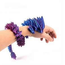 3D 미니 드래곤 피규어 프린팅 토이 자유롭게 움직이는 관절 동물 장난감 장식, 1개