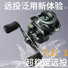 廠家漁輪水滴輪超輕遠投防炸綫路亞筏釣泛用魚綫輪, QC 墨綠【左手款】