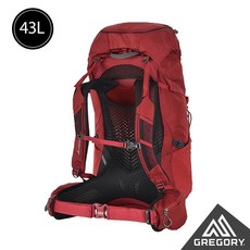 Gregory JADE 43L 網架透氣背包 S/M 【野外營】女 藍/灰/紅 登山包 GG145296, 寶石紅