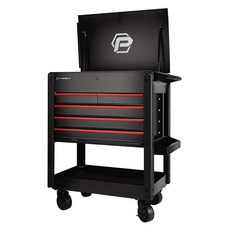 Powerbuilt寶力優工具 五抽專業工具車，五層抽屜設計，堅固耐用，滑順滾輪方便移動, 1個