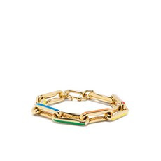 로렌루빈스키 14K 옐로 골드 체인 링크 브레이슬릿