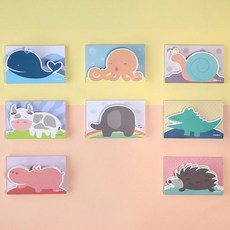 더블에이 애니멀 메모지 60매 hello planet 헬로플래닛, 단품, 단품