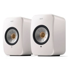 KEF LSX II Hi-Fi 主動式無線喇叭 台灣公司貨，支援串流播放，簡化音響系統，享受極致音樂體驗, 礦石白