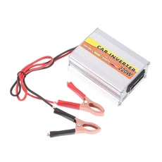 DC 12V를 AC 220V로 변환하는 컨버터 및 USB 배터리 클립 휴대용 220W 파워 인버터 (자동차용 USB 전압 변, 01 A