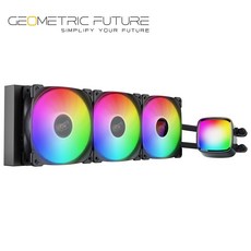 小白的生活工場 Geometric Future 幾何未來Eskimo 愛斯基摩 Pro 360 一體化CPU水冷, 1個, 黑色
