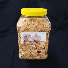 마늘 후레이크 슬라이스 1kg 갈릭칩 마늘튀김 토핑 맥주 안주 카레토핑, 1개