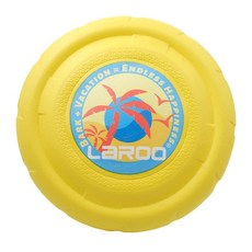 【NiNiJA(犬)】LaRoo 萊諾 假日度假飛盤 寵物玩具 EVA飛盤 狗玩具 狗 寵物 台南, 1個, 黃色, 黃色
