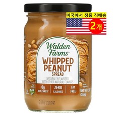 Walden Farms 휩트 땅콩 스프레드 340g 1개, 2개
