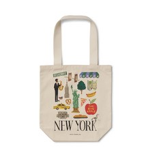 RIFLE PAPER New York 캔버스 가방 에코백