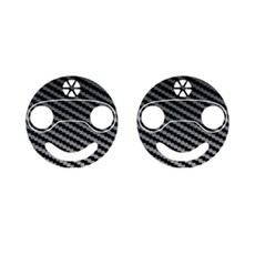 현대 호환 캐스퍼 C필러 스마일 알루미늄 뒷문 포인트 몰딩, 카본