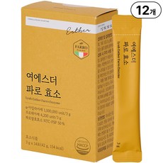 본사직영 여에스더 파로 효소 l 100퍼센트 이탈리아산 파로 l 국민영양 프로젝트, 12개, 14회분