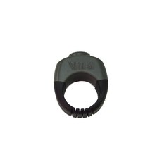 【Vila】迷你指尖寵物訓練響片 互動 輕便 指尖型 高質感 戒指響片寵物正向行為好幫手, 黑灰, 1個