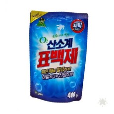 2kg 얼룩제거 표백 빨래세척 흰옷 분말세제 청소 세탁조 대용량, 1개, 1ml